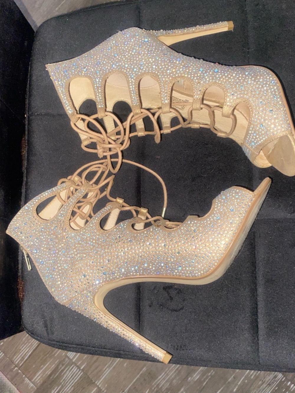 Steve Madden Rhinestone heels
